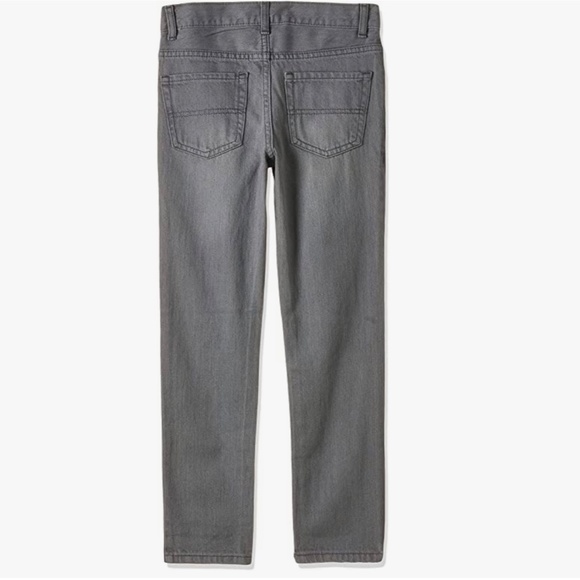 NWT The Children’s Place Boys’ Basic Skinny Jeans Dove Grey Size 16 - Picture 2 of 4